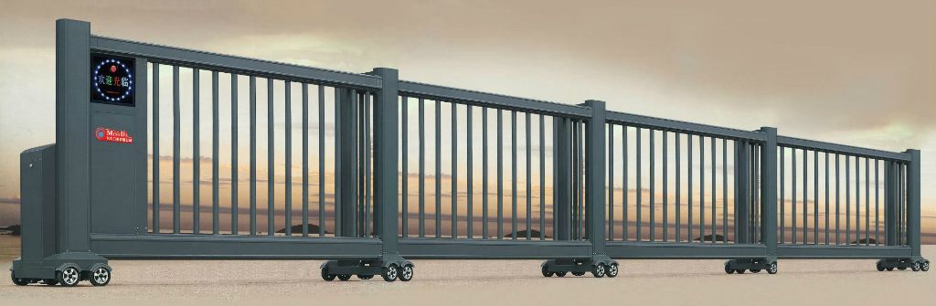 停車場有軌電動伸縮門 停車場有軌電動伸縮門