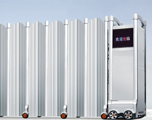  工廠，學校大門安裝哪種類型的不銹鋼伸縮門比較好